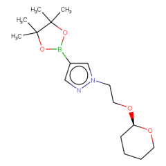 1-[2-(oxan-2-yloxy)ethyl]-4-(tetramethyl-1,3,2-dioxaborolan-2-yl)-1H-pyrazole