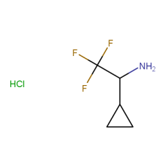 1-cyclopropyl-2,2,2-trifluoroethan-1-amine hydrochloride