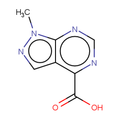1-methyl-1H-pyrazolo[3,4-d]pyrimidine-4-carboxylic acid