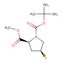 1-tert-butyl 2-methyl (2S,4S)-4-fluoropyrrolidine-1,2-dicarboxylate