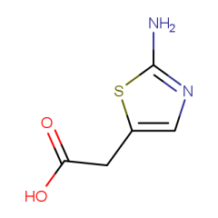 2-(2-amino-1,3-thiazol-5-yl)acetic acid