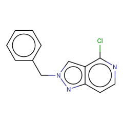2-benzyl-4-chloro-2H-pyrazolo[4,3-c]pyridine