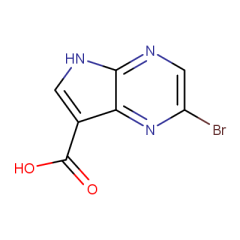 2-bromo-5H-pyrrolo[2,3-b]pyrazine-7-carboxylic acid
