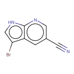 3-bromo-1H-pyrrolo[2,3-b]pyridine-5-carbonitrile