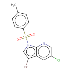 3-bromo-5-chloro-1-(4-methylbenzenesulfonyl)-1H-pyrrolo[2,3-b]pyridine