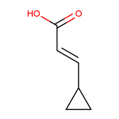 3-cyclopropylprop-2-enoic acid