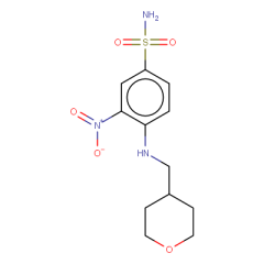 3-nitro-4-[(oxan-4-ylmethyl)amino]benzene-1-sulfonamide