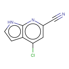 4-chloro-1H-pyrrolo[2,3-b]pyridine-6-carbonitrile