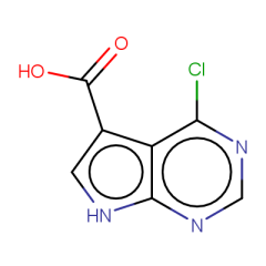 4-chloro-7H-pyrrolo[2,3-d]pyrimidine-5-carboxylic acid