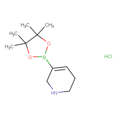 5-(4,4,5,5-tetramethyl-1,3,2-dioxaborolan-2-yl)-1,2,3,6-tetrahydropyridine hydrochloride