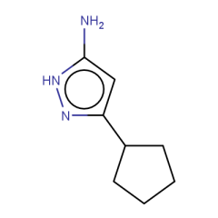 5-cyclopentyl-1H-pyrazol-3-amine