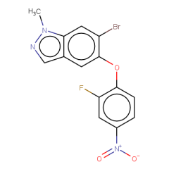 6-bromo-5-(2-fluoro-4-nitrophenoxy)-1-methyl-1H-indazole