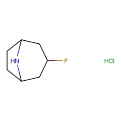 exo-3-fluoro-8-azabicyclo[3.2.1]octane  hydrochloride