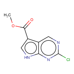 methyl 2-chloro-7H-pyrrolo[2,3-d]pyrimidine-5-carboxylate
