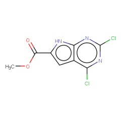 methyl 2,4-dichloro-7H-pyrrolo[2,3-d]pyrimidine-6-carboxylate