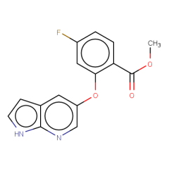 methyl 4-fluoro-2-{1H-pyrrolo[2,3-b]pyridin-5-yloxy}benzoate