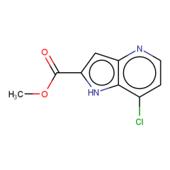 methyl 7-chloro-1H-pyrrolo[3,2-b]pyridine-2-carboxylate