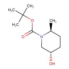 tert-butyl (2S,5S)-5-hydroxy-2-methylpiperidine-1-carboxylate