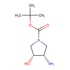 tert-butyl (3S,4R)-3-amino-4-hydroxypyrrolidine-1-carboxylate