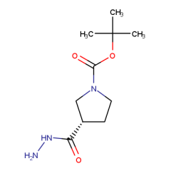 tert-butyl 3-(hydrazinecarbonyl)pyrrolidine-1-carboxylate