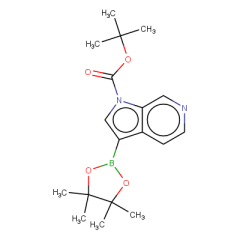 tert-butyl 3-(tetramethyl-1,3,2-dioxaborolan-2-yl)-1H-pyrrolo[2,3-c]pyridine-1-carboxylate