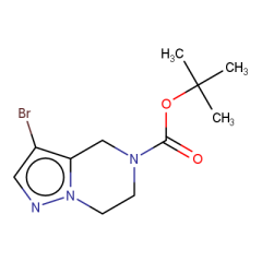 tert-butyl 3-bromo-4H,5H,6H,7H-pyrazolo[1,5-a]pyrazine-5-carboxylate