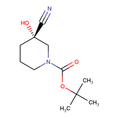 tert-butyl 3-cyano-3-hydroxypiperidine-1-carboxylate