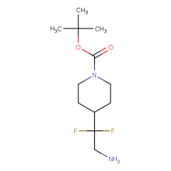 tert-butyl 4-(2-amino-1,1-difluoroethyl)piperidine-1-carboxylate