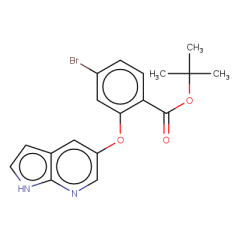 tert-butyl 4-bromo-2-{1H-pyrrolo[2,3-b]pyridin-5-yloxy}benzoate