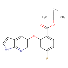 tert-butyl 4-fluoro-2-{1H-pyrrolo[2,3-b]pyridin-5-yloxy}benzoate