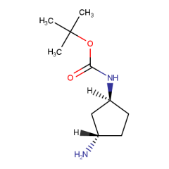 racemic tert-butyl N-[(1S,3S)-3-aminocyclopentyl]carbamate