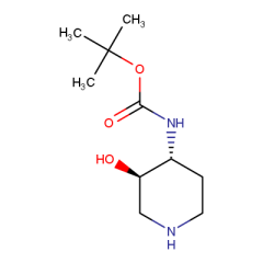 tert-butyl N-[(3R,4R)-3-hydroxypiperidin-4-yl]carbamate