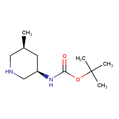 tert-butyl N-[(3R,5S)-5-methylpiperidin-3-yl]carbamate