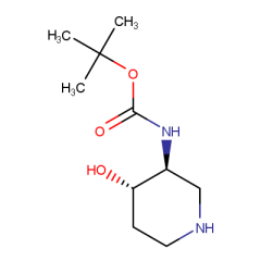 tert-butyl N-[(3S,4S)-4-hydroxypiperidin-3-yl]carbamate