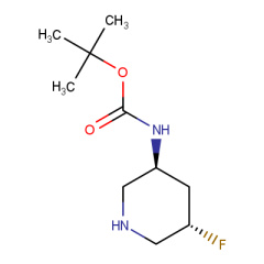 tert-butyl N-[(3S,5S)-5-fluoropiperidin-3-yl]carbamate