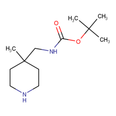 tert-butyl N-[(4-methylpiperidin-4-yl)methyl]carbamate