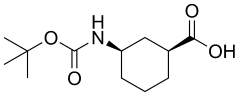 (1S,3R)-3-{[(tert-butoxy)carbonyl]amino}cyclohexane-1-carboxylic acid