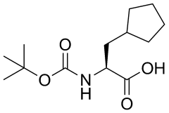 (2S)-2-{[(tert-butoxy)carbonyl]amino}-3-cyclopentylpropanoic acid