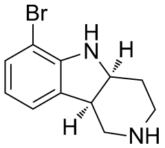 (4aS,9bR)-6-bromo-2,3,4,4a,5,9b-hexahydro-1H-pyrido[4,3-b]indole (S)-2-hydroxy-2-phenylacetate