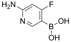 (6-amino-4-fluoropyridin-3-yl)boronic acid
