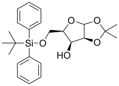 (3aS,5R,6S,6aS)-5-(((tert-butyldiphenylsilyl)oxy)methyl)-2,2-dimethyltetrahydrofuro[2,3-d][1,3]dioxol-6-ol