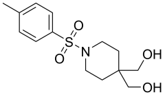 [4-(hydroxymethyl)-1-(4-methylbenzenesulfonyl)piperidin-4-yl]methanol