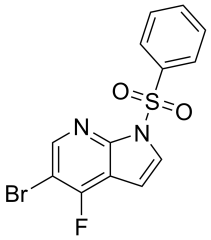 1-(benzenesulfonyl)-5-bromo-4-fluoro-1H-pyrrolo[2,3-b]pyridine