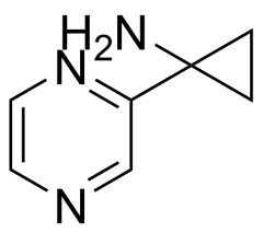 1-(pyrazin-2-yl)cyclopropan-1-amine hydrochloride