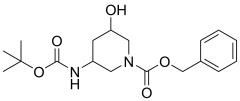 benzyl 3-{[(tert-butoxy)carbonyl]amino}-5-hydroxypiperidine-1-carboxylate