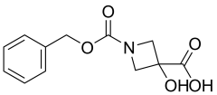 1-[(benzyloxy)carbonyl]-3-hydroxyazetidine-3-carboxylic acid