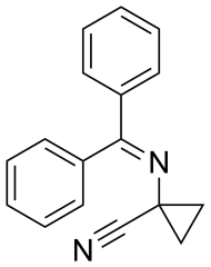 1-[(diphenylmethylidene)amino]cyclopropane-1-carbonitrile