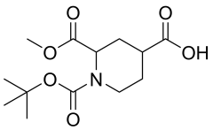 1-[(tert-butoxy)carbonyl]-2-(methoxycarbonyl)piperidine-4-carboxylic acid