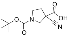 1-[(tert-butoxy)carbonyl]-3-cyanopyrrolidine-3-carboxylic acid