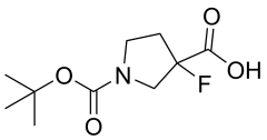 1-[(tert-butoxy)carbonyl]-3-fluoropyrrolidine-3-carboxylic acid